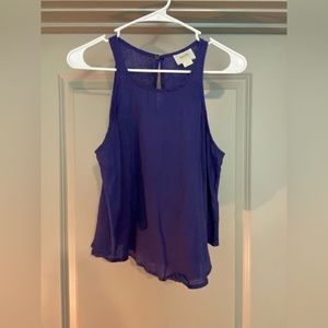 Anthropologie Purple Tank Top